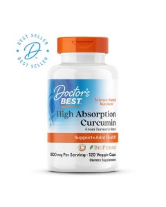 Doctor's Best - High Absorption Curcumin - 120 tabletten (1000 mg)