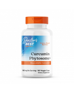 Doctor's Best - Curcumin Fytosome - Meriva® - 180 v-caps (500 mg) - OPRUIMING