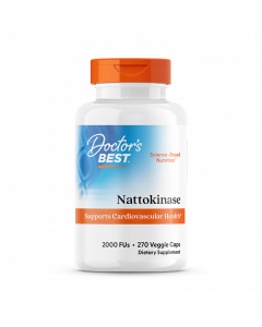 Doctor's Best - Nattokinase - 270 V-Caps (2,000 FU) - AANBIEDING