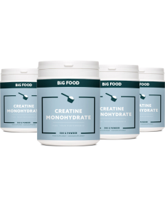 Big Food - Creatine Poeder Monohydrate - 4x500g - 3+1 GRATIS