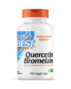 Doctor's Best - Quercetin Bromelain - 180 V-Caps