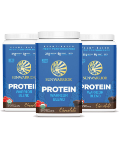 Sunwarrior - Warrior Blend Proteine - Chocolade - 3 x 750 g (voordeelpakket)